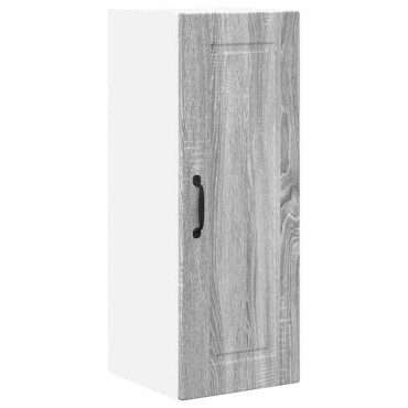 vidaXL Ντουλάπα Τοίχου PORTO Γκρίζο Σονομα 30x31x80cm