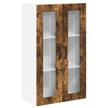 vidaXL Ραφιέρα τοίχου PORTO Καπνιστό Δρύς 60x31x100cm