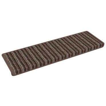 vidaXL Αυτοκόλλητα Ματ Σκαλοπατιών 15 τμχ. 65 x 21 x 4 cm Non-Slip