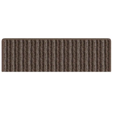 vidaXL Αυτοκόλλητα Ματ Σκαλοπατιών 15 τμχ. 65 x 21 x 4 cm Non-Slip