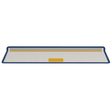 vidaXL Αυτοκόλλητα Ματ Σκαλοπατιών 15 τμχ. 65 x 21 x 4 cm Non-Slip