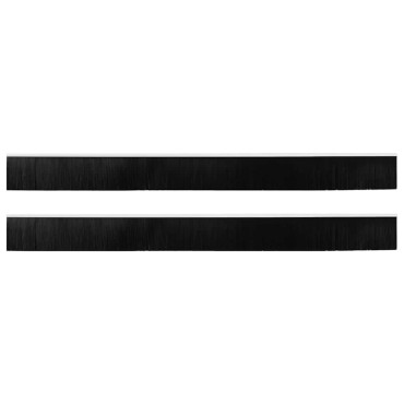 vidaXL Σφραγίδες πόρτας με βούρτσες που προσαρτώνται 2 pcs Λευκό