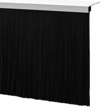 vidaXL Σφραγίδες πόρτας με βούρτσες που προσαρτώνται 2 pcs Λευκό