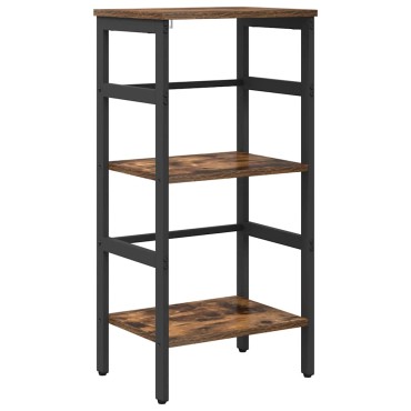 vidaXL Ράφι Βιβλίων 2 επιπέδων 40x29,5x81cm Επεξεργασμένο Ξύλο 1 τεμ.