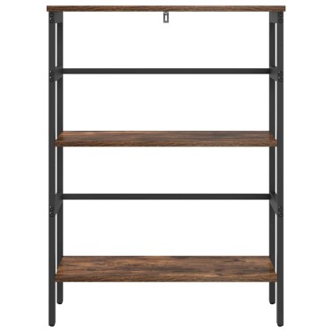 vidaXL Ράφι Βιβλίων 2 επιπέδων 60x29,5x81cm Επεξεργασμένο Ξύλο 1 τεμ.