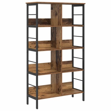 vidaXL Ράφι Βιβλίων 8 επιπέδων 82x32x144,5cm Επεξεργασμένο Ξύλο 1 τεμ.