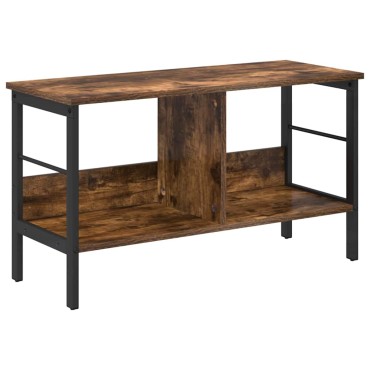 vidaXL Ράφι Βιβλίων 2 επιπέδων 82x32x47cm Επεξεργασμένο Ξύλο 1 τεμ.