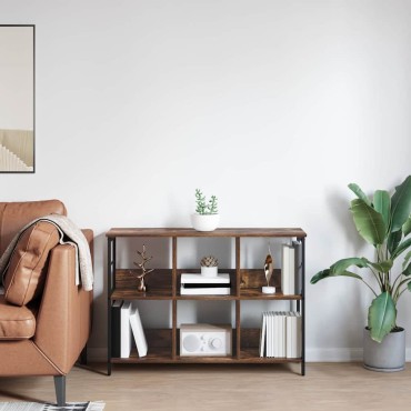 vidaXL Ράφι Βιβλίων 6 επιπέδων 102x32x72,5cm Επεξεργασμένο Ξύλο 1 τεμ.