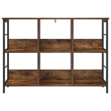 vidaXL Ράφι Βιβλίων 6 επιπέδων 102x32x72,5cm Επεξεργασμένο Ξύλο 1 τεμ.