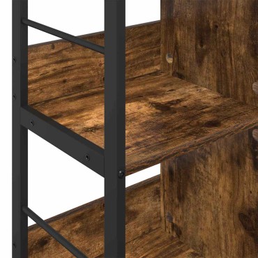 vidaXL Ράφι Βιβλίων 6 επιπέδων 102x32x72,5cm Επεξεργασμένο Ξύλο 1 τεμ.