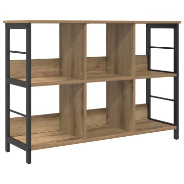 vidaXL Ράφι Βιβλίων 6 επιπέδων 102x32x72,5cm Επεξεργασμένο Ξύλο 1 τεμ.