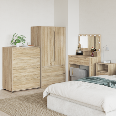 vidaXL Ντουλάπες Αποθήκευσης 80x48x105cm Επεξεργασμένο Ξύλο
