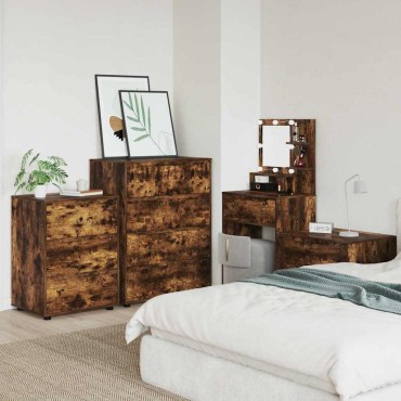 vidaXL Ντουλάπες Αποθήκευσης 80x48x105cm Επεξεργασμένο Ξύλο