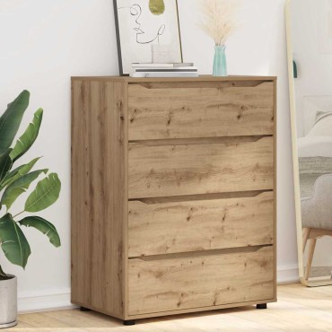 vidaXL Ντουλάπες Αποθήκευσης 80x48x105cm Επεξεργασμένο Ξύλο