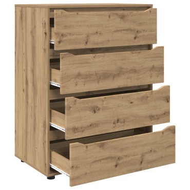 vidaXL Ντουλάπες Αποθήκευσης 80x48x105cm Επεξεργασμένο Ξύλο