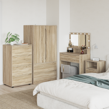 vidaXL Ντουλάπες Αποθήκευσης 60x48x105cm Επεξεργασμένο Ξύλο
