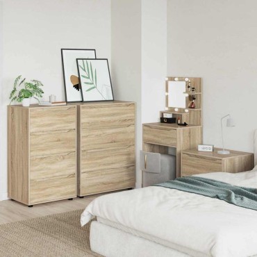 vidaXL Ντουλάπες Αποθήκευσης 60x48x105cm Επεξεργασμένο Ξύλο