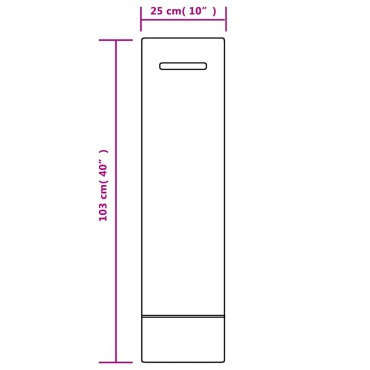 vidaXL Σάκοι Άμμου 100 τεμ. Σκούρο Πράσινο 103 x 25 εκ. από HDPE