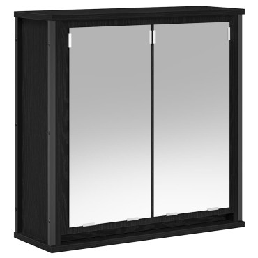 vidaXL Σετ Επίπλων Μπάνιου 5 τεμ. Μαύρο 36x35x165 εκ