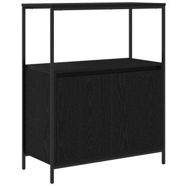 vidaXL Σετ Επίπλων Μπάνιου 5 τεμ. Μαύρο 36x35x165 εκ