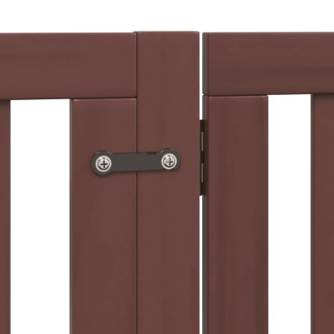 vidaXL Διαχωριστικό Σκύλων/Πόρτα Πτυσσόμενο 4 Πάνελ 320εκ. Ξύλο Λεύκας