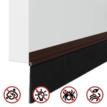 vidaXL Αυτοκόλλητες σφραγίδες πόρτας 12 τμχ. 100 cm Αλουμινένιο Κράμα