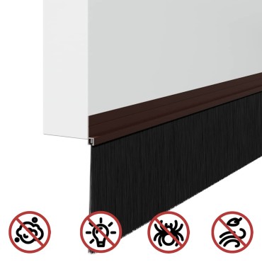 vidaXL Αυτοκόλλητες σφραγίδες πόρτας 12 τμχ. 100 cm Αλουμινένιο Κράμα