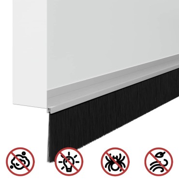 vidaXL Αυτοκόλλητες σφραγίδες πόρτας 6 τμχ. 100 cm Αλουμινένιο Κράμα