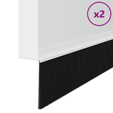 vidaXL Αυτοκόλλητες σφραγίδες πόρτας 2 τμχ. 100 cm Αλουμινένιο Κράμα