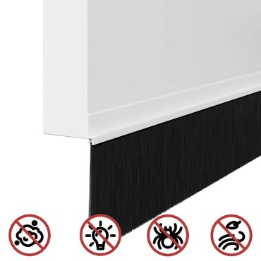 vidaXL Αυτοκόλλητες σφραγίδες πόρτας 2 τμχ. 100 cm Αλουμινένιο Κράμα