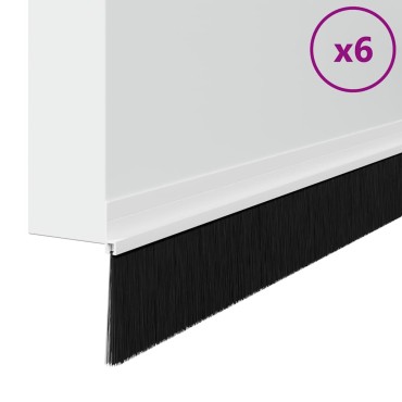 vidaXL Αυτοκόλλητες σφραγίδες πόρτας 6 τμχ. 100 cm Αλουμινένιο Κράμα