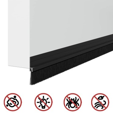 vidaXL Αυτοκόλλητες σφραγίδες πόρτας 2 τμχ. 100 cm Αλουμινένιο Κράμα