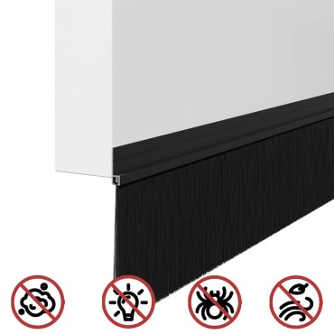 vidaXL Αυτοκόλλητες σφραγίδες πόρτας 12 τμχ. 100 cm Αλουμινένιο Κράμα