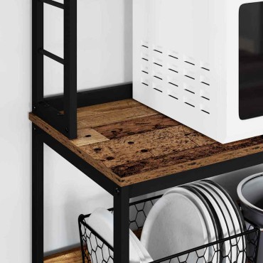 vidaXL Ράφι Κουζίνας 5 επιπέδων 100x40x168cm Επεξεργασμένο Ξύλο 1 τεμ.