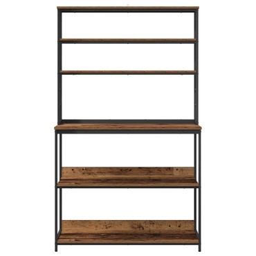 vidaXL Ράφι Κουζίνας 5 επιπέδων 100x40x168cm Επεξεργασμένο Ξύλο 1 τεμ.