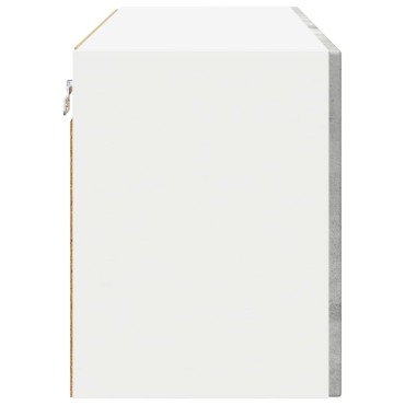 vidaXL Ραφιέρα τοίχου PORTO Σκυρόδεμα Γκρι 60x31x40 εκ
