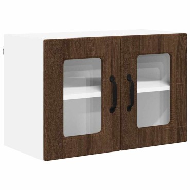 vidaXL Ραφιέρα τοίχου PORTO Καφέ δρυς 60x31x40 εκ
