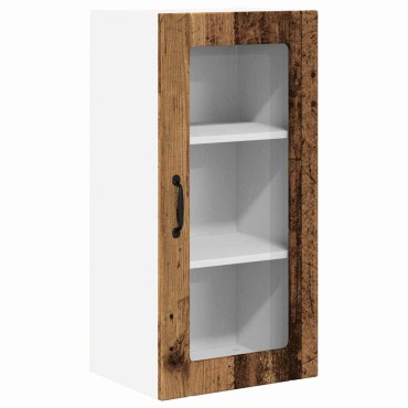 vidaXL Ραφιέρα τοίχου PORTO Παλιό ξύλο 40x31x80cm