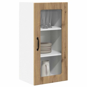 vidaXL Ραφιέρα τοίχου PORTO Artisan Oak 40x31x80cm