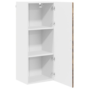 vidaXL Ντουλάπα Τοίχου PORTO Καπνιστό Δρύς 40x31x100cm