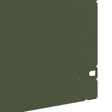 vidaXL Περιγράμματα γκαζόν 10 τμχ. 103 x 0,05 x 22 εκ Ατσάλι