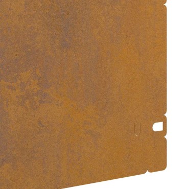 vidaXL Περιγράμματα γκαζόν 30 τμχ. 103 x 0,05 x 22 εκ Σκ rusty