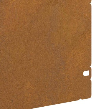 vidaXL Περιγράμματα γκαζόν 20 τμχ. 103 x 0,05 x 22 εκ Σκ rusty