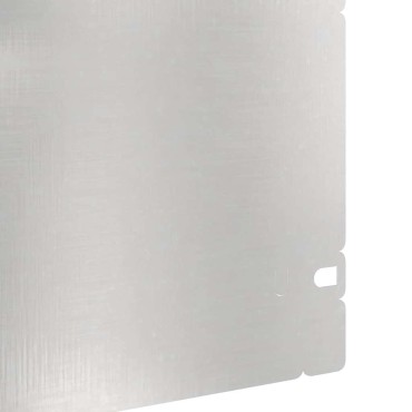vidaXL Περιγράμματα γκαζόν 10 τμχ. 103 x 0,05 x 22 εκ Ασημί