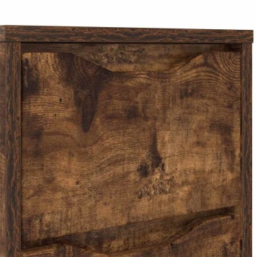 vidaXL Κομοδίνο Καπνιστό Δρύς 30,5x30x43cm Επεξεργασμένο Ξύλο 1 τεμ.