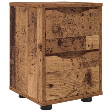 vidaXL Κομοδίνο Παλιό Ξύλο 30,5x30x43cm Επεξεργασμένο Ξύλο 1 τεμ.