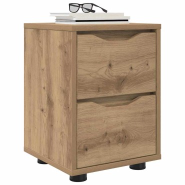vidaXL Κομοδίνα 2 τεμ. Artisan Oak 30,5x30x43 εκ
