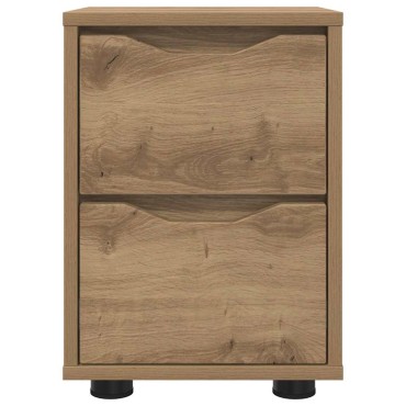 vidaXL Κομοδίνα 2 τεμ. Artisan Oak 30,5x30x43 εκ