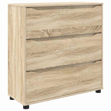 vidaXL Ντουλάπι αποθήκευσης 80x31x81cm Επεξεργασμένο Ξύλο 1 τεμ.