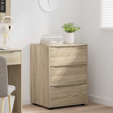 vidaXL Ντουλάπι αποθήκευσης 60x48x81cm Επεξεργασμένο Ξύλο 1 τεμ.